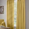 100% Blackout Pencil Pleat 90" X 90" Ochre -DIY 100 blackout pencil pleat 90 x 90 ochre5039373078656 01c MP