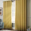 100% Blackout Ring Top Curtains 41" X 72" Ochre -DIY 100 blackout ring top curtains 41 x 72 ochre5039373078182 01c MP