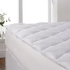 2" Bounceback Spiral Hollowfibre Filled Quilted Mattress Topper With Elasticated Ties Single Bed -DIY 2 bounceback spiral hollowfibre filled quilted mattress topper with elasticated ties single bed5060059282012 01c MP