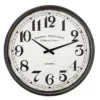 40cm X 40cm Vintage Metal Clock -DIY 40cm x 40cm vintage metal clock5060690842552 01c MP