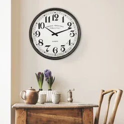 40cm X 40cm Vintage Metal Clock -DIY 40cm x 40cm vintage metal clock5060690842552 03c MP