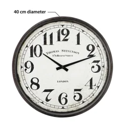 40cm X 40cm Vintage Metal Clock -DIY 40cm x 40cm vintage metal clock5060690842552 04c MP