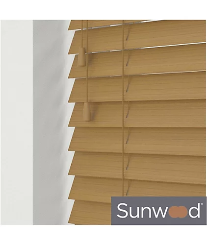 70cm Sahara Oak Faux Wood Venetian With Strings 130cm Drop 3 70cm Sahara Oak Faux Wood Venetian With Strings 130cm Drop