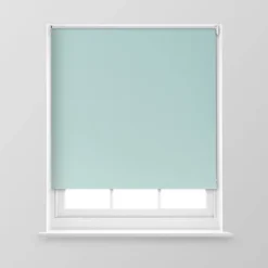A.Unique Home Premium Trimmable Thermal Blackout Roller Window Blind - 3FT - Duck Egg - 90cm (W) X 170cm (L)