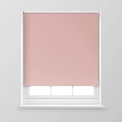 A.Unique Home Premium Trimmable Thermal Blackout Roller Window Blind - 5FT - Pink - 150cm (W) X 170cm (L)