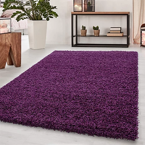 Abaseen 80x150 Cm Purple Thick Pile Soft Shaggy Modern Rug 3 Abaseen 80x150 Cm Purple Thick Pile Soft Shaggy Modern Rug