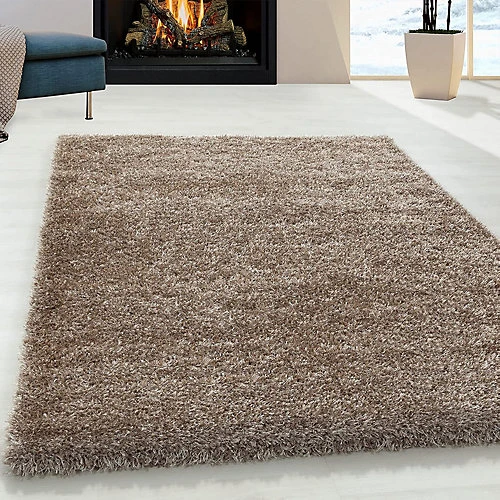 Abaseen 80x150cm Taupe Cosy Shaggy Rug, Rectangular Extra Soft Touch 5cm Heavy Thick Pile, Modern Area Rugs For Living & Bedroom 3 Abaseen 80x150cm Taupe Cosy Shaggy Rug, Rectangular Extra Soft Touch 5cm Heavy Thick Pile, Modern Area Rugs For Living & Bedroom