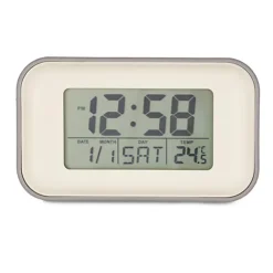 Acctim Alta Retro Digital Alarm Clock Crescendo Alarm Date & Temperature Display Owl Grey -DIY acctim alta retro digital alarm clock crescendo alarm date temperature display owl grey5012562158674 03c MP