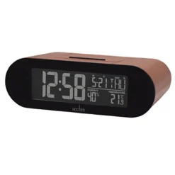 Acctim Kian Digital Alarm Clock Crescendo Alarm Date, Temperature & Humidity Display Pop Up Alarm Soft Coral -DIY acctim kian digital alarm clock crescendo alarm date temperature humidity display pop up alarm soft coral5012562161049 03c MP