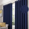 Amond Eyelet Ring Top Curtains Blue 167cm X 137cm -DIY amond eyelet ring top curtains blue 167cm x 137cm5039373081328 01c MP