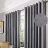 Amond Eyelet Ring Top Curtains Silver 228cm X 228cm -DIY amond eyelet ring top curtains silver 228cm x 228cm5039373075075 01c MP