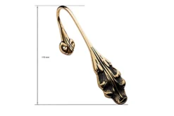 Antique Brass Floral Curtain Sweep - Tie Back X 1 8 Antique Brass Floral Curtain Sweep - Tie Back X 1 -DIY antique brass floral curtain sweep tie back x 17141247564498 03c MP