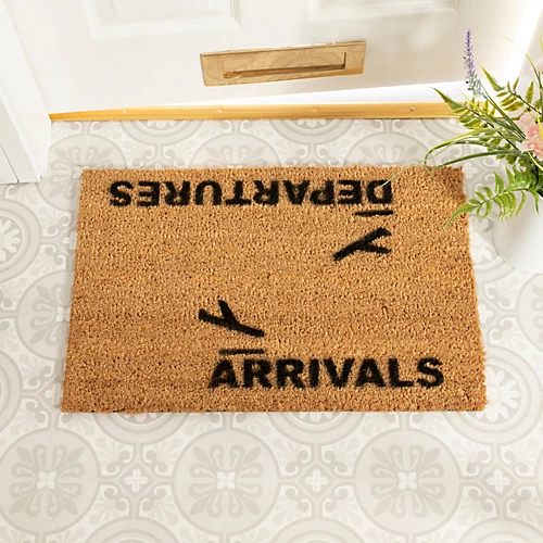 Arrivals And Departures Doormat 3 Arrivals And Departures Doormat
