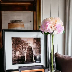 Artificial Silk Hydrangea Stem, Blush Pink. H42 Cm. -DIY artificial silk hydrangea stem blush pink h42 cm 5055977027173 03c MP