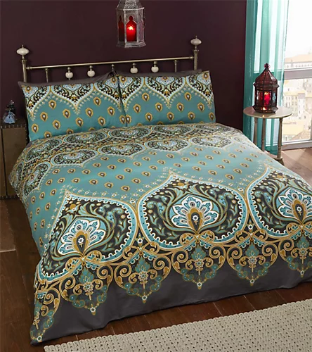 Asha Zoro Emerald Duvet Cover Set 3 Asha Zoro Emerald Duvet Cover Set