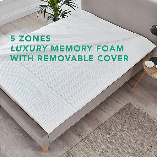 Assura Sleep 5 Zone Memory Foam Topper 4 Assura Sleep 5 Zone Memory Foam Topper - Image 2