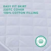 Assura Sleep Pure Cotton Quilted Mattress Protector With Micro-Fresh 1 Assura Sleep Pure Cotton Quilted Mattress Protector With Micro-Fresh -DIY assura sleep pure cotton quilted mattress protector with micro fresh5016834016587 01c MP