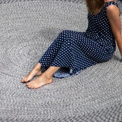 Athena 300cm Round Weatherproof Indoor And Outdoor Rug In Shale Grey -DIY athena 300cm round weatherproof indoor and outdoor rug in shale grey5060933961552 03c MP