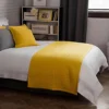 Belledorm Crompton Quilted Bed Runner Saffron Yellow (One Size) -DIY belledorm crompton quilted bed runner saffron yellow one size 5059269528225 01c MP