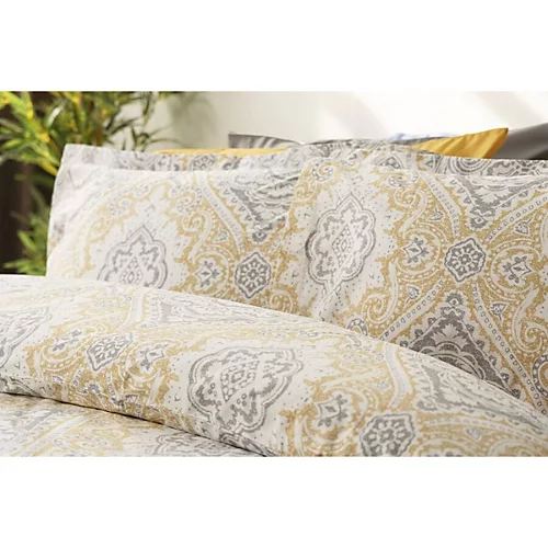 Belledorm Maya Paisley Duvet Cover Set White/Grey/Oyster (Double) 4 Belledorm Maya Paisley Duvet Cover Set White/Grey/Oyster (Double) - Image 2