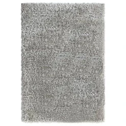 Berkfield High Pile Shaggy Rug Grey 160x230 Cm 50 Mm