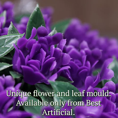 Best Artificial 28cm Purple Rose Hanging Basket Flower Topiary Ball - Suitable For Outdoor Use - Weather & Fade Resistant 6 Best Artificial 28cm Purple Rose Hanging Basket Flower Topiary Ball - Suitable For Outdoor Use - Weather & Fade Resistant - Image 4