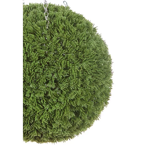 Best Artificial 36cm Green Conifer Grass Hanging Basket Topiary Ball - Suitable For Outdoor Use - Weather & Fade Resistant 4 Best Artificial 36cm Green Conifer Grass Hanging Basket Topiary Ball - Suitable For Outdoor Use - Weather & Fade Resistant - Image 2