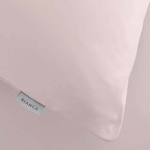 Bianca Fine Linens 200 Thread Count Cotton Percale Standard 50x75cm Pack Of 2 Pillow Cases With Envelope Closure Blush Pink 5 Bianca Fine Linens 200 Thread Count Cotton Percale Standard 50x75cm Pack Of 2 Pillow Cases With Envelope Closure Blush Pink - Image 3