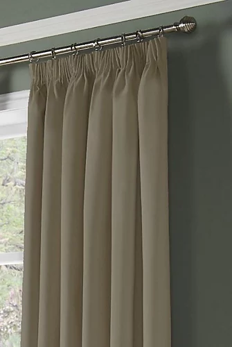 Blackout 66" X 54" Beige (Taped Top Curtains) 4 Blackout 66" X 54" Beige (Taped Top Curtains) - Image 2
