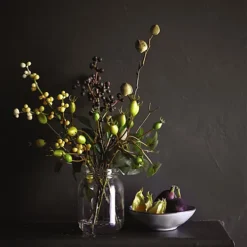 Bloom Artificial Autumn Berries Arrangement In Jam Jar Vase - Faux Flower Centrepiece Floral Home Decoration - H30 X W25cm -DIY bloom artificial autumn berries arrangement in jam jar vase faux flower centrepiece floral home decoration h30 x w25cm5053335812775 03c MP