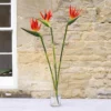 Bloom Artificial Single Bird Of Paradise Stem - Faux Fake Silk Flower Indoor Home Decoration Floral Arrangements - Measures L100cm -DIY bloom artificial single bird of paradise stem faux fake silk flower indoor home decoration floral arrangements measures l100cm5053335808181 01c MP