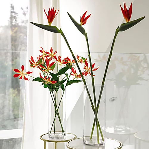 Bloom Artificial Single Bird Of Paradise Stem - Faux Fake Silk Flower Indoor Home Decoration Floral Arrangements - Measures L100cm 4 Bloom Artificial Single Bird Of Paradise Stem - Faux Fake Silk Flower Indoor Home Decoration Floral Arrangements - Measures L100cm - Image 2
