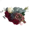Bloom Artificial Tithe Large Bouquet - Faux Fake Silk Flower Indoor Home Decoration Floral Arrangement - H50cm X W35cm -DIY bloom artificial tithe large bouquet faux fake silk flower indoor home decoration floral arrangement h50cm x w35cm5053335878269 01c MP