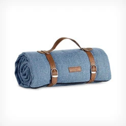 Blue Waterproof Outdoor Picnic Blanket