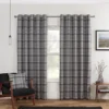 Carnoustie Grey Fabric Eyelet Blackout Curtains -DIY carnoustie grey fabric eyelet blackout curtains5056413111982 01c MP