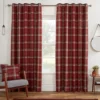 Carnoustie Red Fabric Eyelet Blackout Curtains -DIY carnoustie red fabric eyelet blackout curtains5056413112033 01c MP