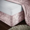 Catherine Lansfield Bedroom Crushed Velvet Divan Base Wrap Blush Pink -DIY catherine lansfield bedroom crushed velvet divan base wrap blush pink5057681086859 01c MP