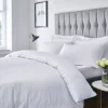 Catherine Lansfield Bedroom Satin Stripe 300 Thread Count Fitted Sheet 30cm Depth White -DIY catherine lansfield bedroom satin stripe 300 thread count fitted sheet 30cm depth white5012601435797 01c MP