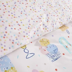 Catherine Lansfield Kids Bedding Ice Cream Fundae Junior Duvet Cover Set With Pillowcase Pink -DIY catherine lansfield kids bedding ice cream fundae junior duvet cover set with pillowcase pink5057681107011 04c MP