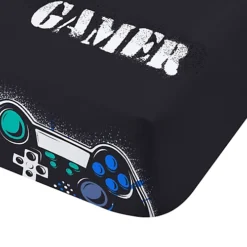 Catherine Lansfield Kids Bedroom Game Over Fitted Sheet 25cm Depth Black -DIY catherine lansfield kids bedroom game over fitted sheet 25cm depth black5057681095806 03c MP