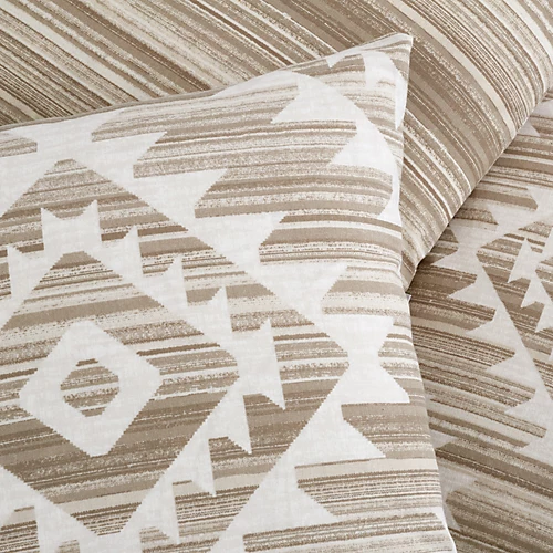 Catherine Lansfield Living Aztec Geo Cotton 45x45cm Cushion Cover 3 Pack Natural 6 Catherine Lansfield Living Aztec Geo Cotton 45x45cm Cushion Cover 3 Pack Natural - Image 4