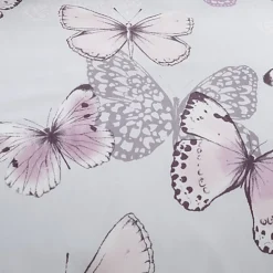 Catherine Lansfield Scatter Butterfly Duvet Cover Set With Pillowcases Heather -DIY catherine lansfield scatter butterfly duvet cover set with pillowcases heather5057681060507 04c MP