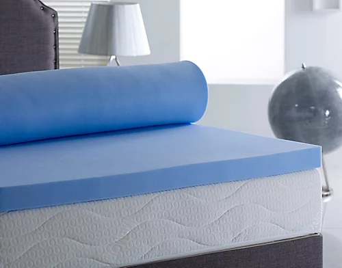 Cool Blue Hybrid Memory Foam Orthopaedic Mattress Topper, 7.5cm, 4FT (120x190cm) 5 Cool Blue Hybrid Memory Foam Orthopaedic Mattress Topper, 7.5cm, 4FT (120x190cm) - Image 3