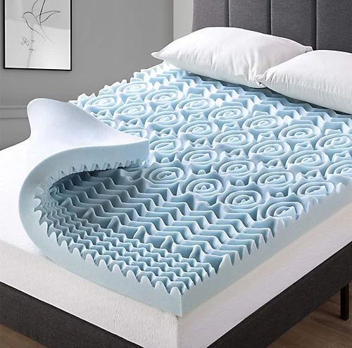 Cooling Air Flow Memory Foam Mattress Topper - King 2 Inch 4 Cooling Air Flow Memory Foam Mattress Topper - King 2 Inch - Image 2