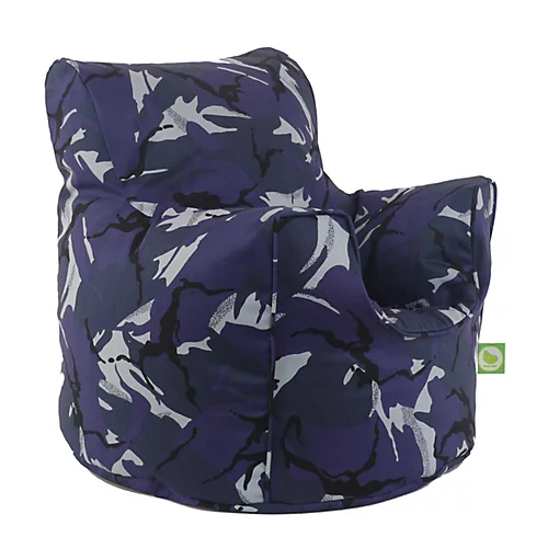 DIY -DIY cotton blue urban camo bean bag arm chair with beans child teen size5060274114082 02c MP 1