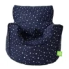 Cotton Navy Stars Bean Bag Arm Chair With Beans Child / Teen Size -DIY cotton navy stars bean bag arm chair with beans child teen size5060274114907 01c MP