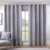 Dakota Silver Eyelet Blackout Curtains -DIY dakota silver eyelet blackout curtains5056413112620 01c MP