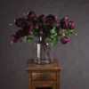 Deep Purple Wedding Peony Rose Spray -DIY deep purple wedding peony rose spray5050140906590 01c MP