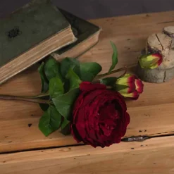 Deep Red Wedding Peony Rose Spray -DIY deep red wedding peony rose spray5050140901892 04c MP