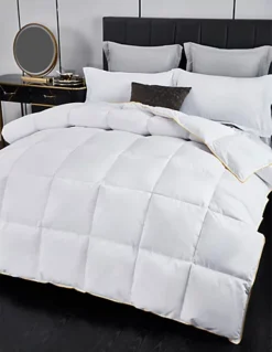 Double 15tog Premium Goose Feather And Down Duvet - Hypoallergenic
